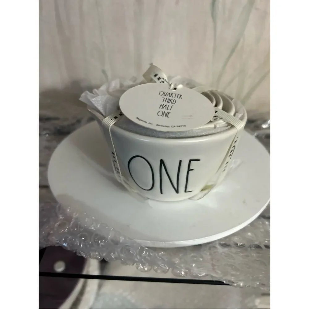 Rae Dunn White Measuring Cups